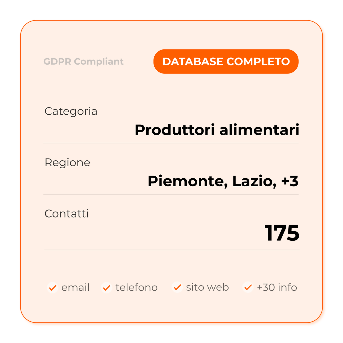 Produttori alimentari (Full database)