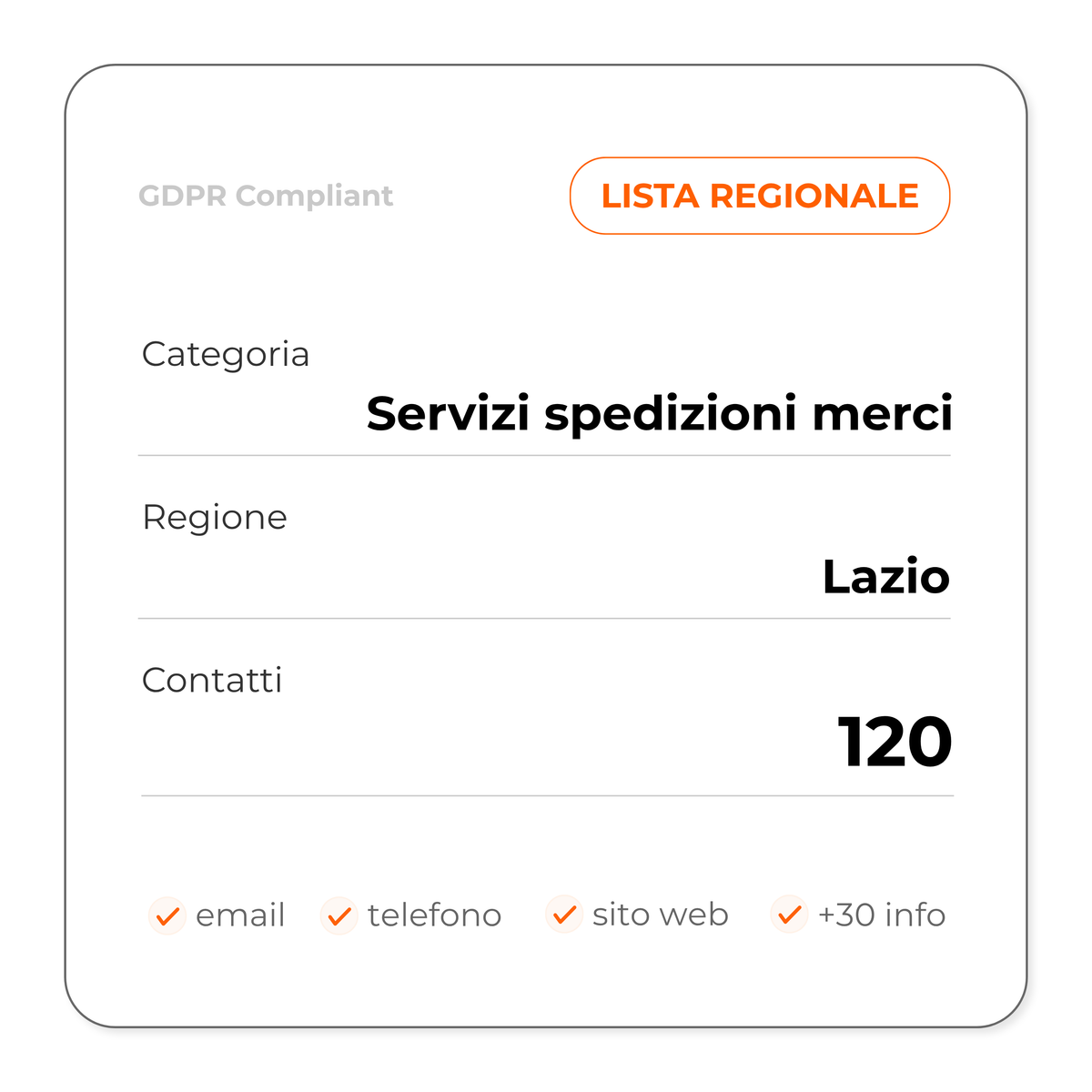 Servizi spedizioni merci (Lazio)