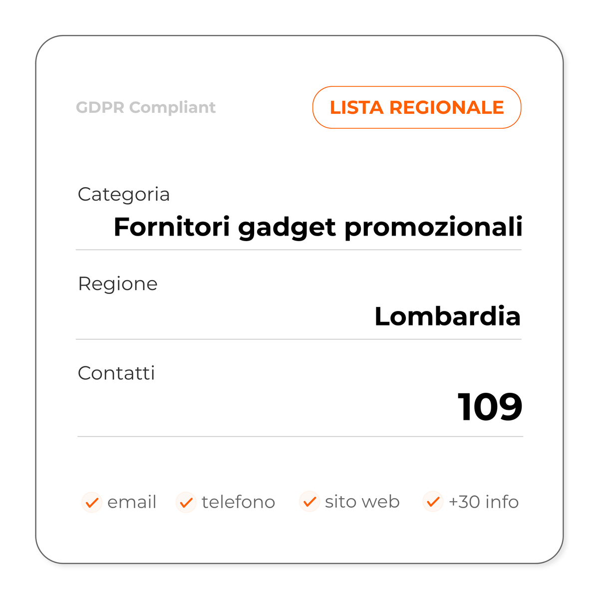 Fornitori gadget promozionali (Lombardia)