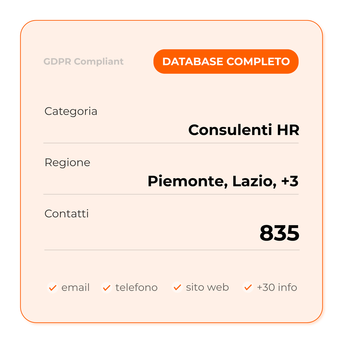 Consulenti HR (Full database)