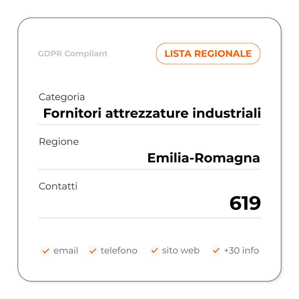 Fornitori attrezzature industriali (Emilia-Romagna)
