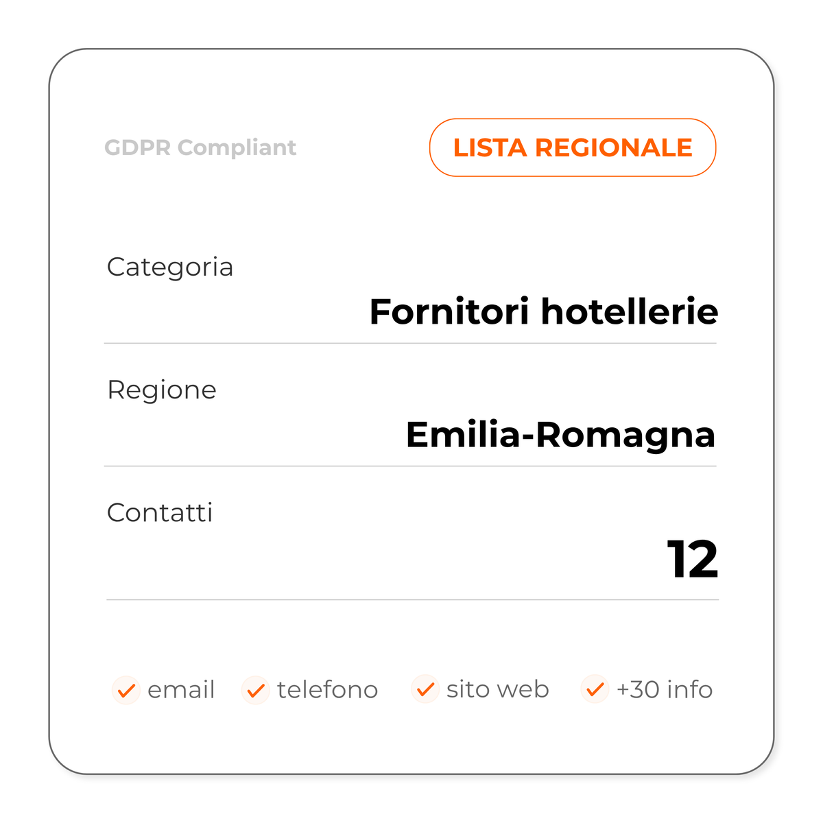 Fornitori hotellerie (Emilia-Romagna)