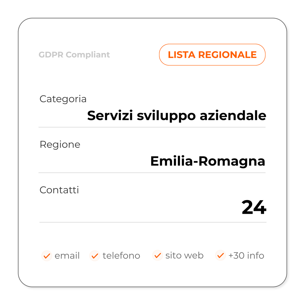 Servizi sviluppo aziendale (Emilia-Romagna)
