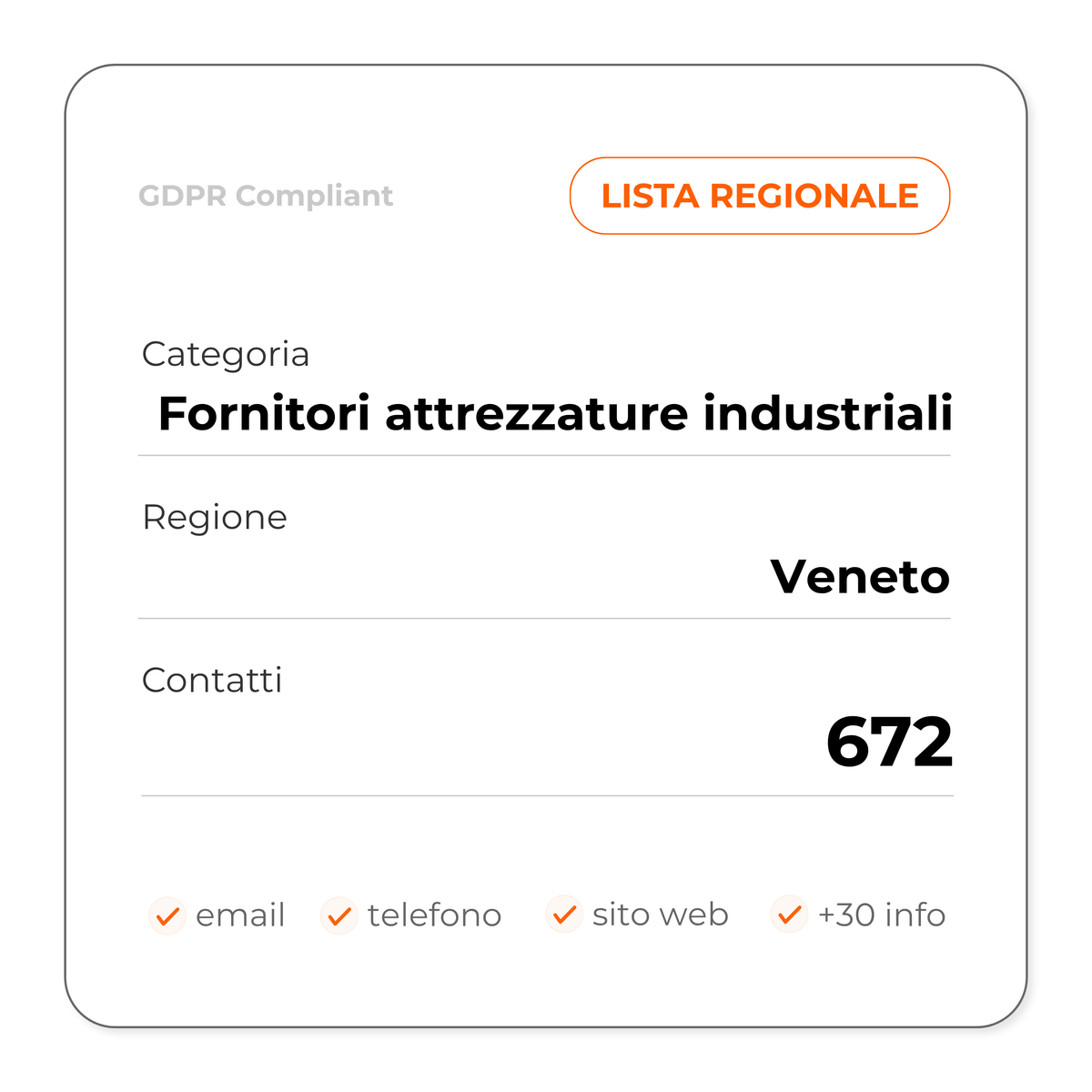 Fornitori attrezzature industriali (Veneto)